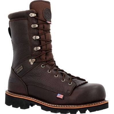 Rocky Men's Elk Stalker 10" Waterproof Composite Toe Work Boot -Brown- RKK0399 - Overlook Boots