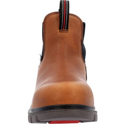 Rocky Men's Worksmart Waterproof Chelsea Composite Toe Work Boot -Brown- RKK0400 - Overlook Boots