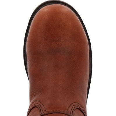 Rocky Worksmart Boots Waterproof 11" Composite Toe Pull On Work Boot - Brown - RKK0402 - Overlook Boots