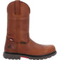Rocky Worksmart Boots Waterproof 11" Composite Toe Pull On Work Boot - Brown - RKK0402 8 / Medium / Brown - Overlook Boots