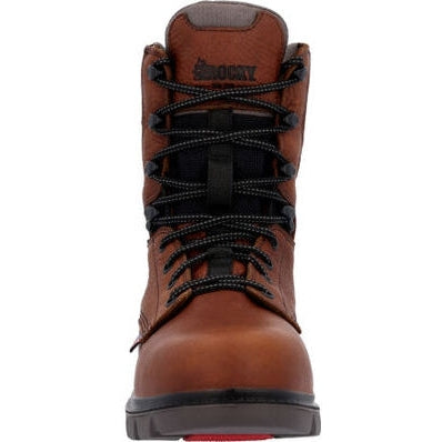 Rocky Men's Worksmart 8" Waterproof Composite Toe Work Boot -Brown- RKK0403 - Overlook Boots