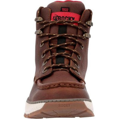 Rocky Men's Rebound Wedge 6" Composite Toe Waterproof Work Boot -Tobacco- RKK0435 - Overlook Boots