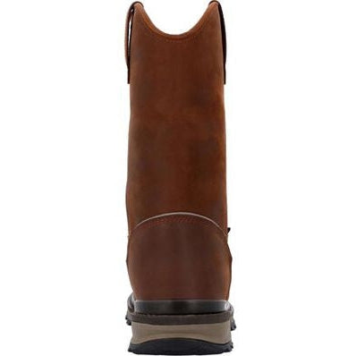 Rocky Men's Rams Horn 11" Soft Toe Waterproof Work Boot -Crazy Horse- RKK0441 - Overlook Boots