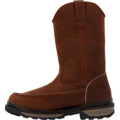 Rocky Men's Rams Horn 11" Soft Toe Waterproof Work Boot -Crazy Horse- RKK0441 - Overlook Boots