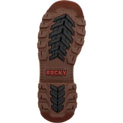 Rocky Men's Rams Horn 6" Soft Toe Waterproof Slip Resistant Work Boot -Wheat- RKK0442 - Overlook Boots