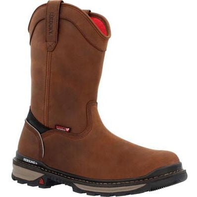 Rocky Men's Rams Horn 10" Composite Toe Waterproof Pull On Work Boot -Horse- RKK0443 - Overlook Boots