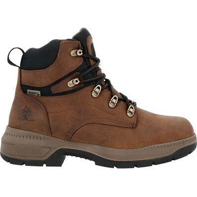 Rocky Men's Worksmart 6" Soft Toe Waterproof Slip Resistant Work Boot -Horse- RKK0457 - Overlook Boots