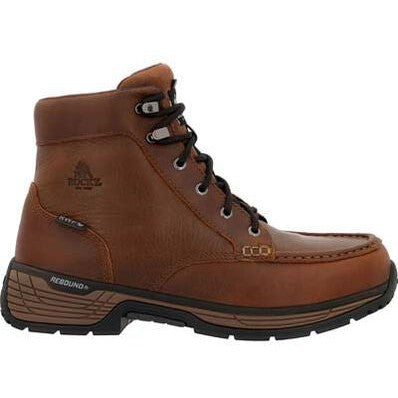 Rocky Men's Treadflex 6" Soft Toe Waterproof Work Boot -Crazy Horse- RKK0466 - Overlook Boots