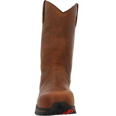 Rocky Men's Treadflex 11" Composite Toe Waterproof Wellington Work Boot- Crazy Horse- RKK0469 - Overlook Boots