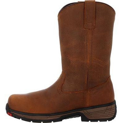 Rocky Men's Treadflex 11" Composite Toe Waterproof Wellington Work Boot- Crazy Horse- RKK0469 - Overlook Boots