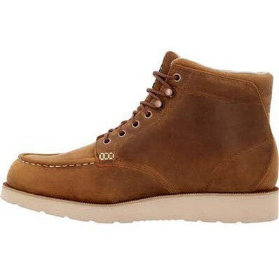 Rocky Men's Monocrepe Wedge 6" Soft Toe Waterproof Work Boot -Horse- RKK0470 - Overlook Boots