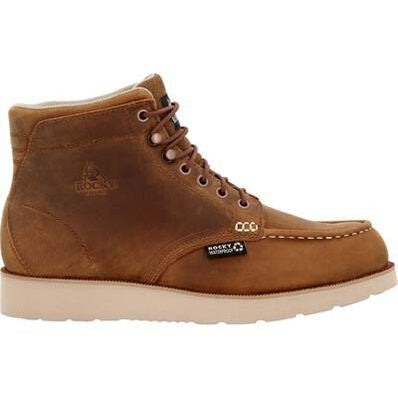 Rocky Men's Monocrepe Wedge 6" Composite Toe Waterproof Work Boot - RKK0471 - Overlook Boots