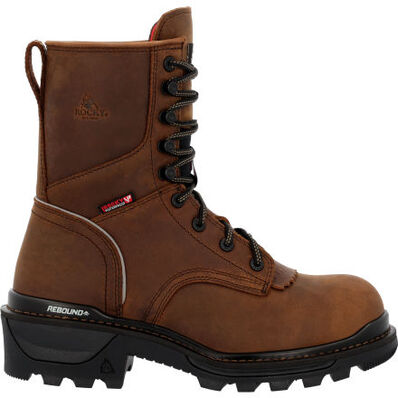 Rocky Men's Rams Horn 9" Composite Toe Waterproof Logger Work Boot -Horse- RKK0477 - Overlook Boots