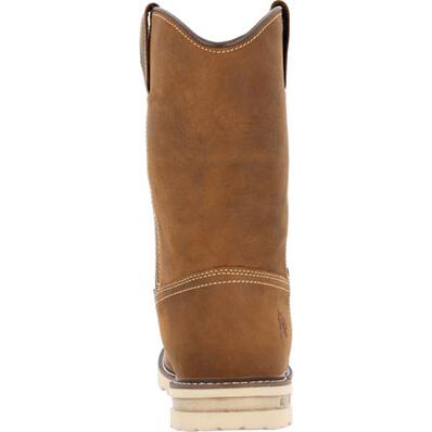 Rocky Men's Grindstone XTR 11" Soft Toe WP Pull On Work Boot - Horse - RKK0491 - Overlook Boots