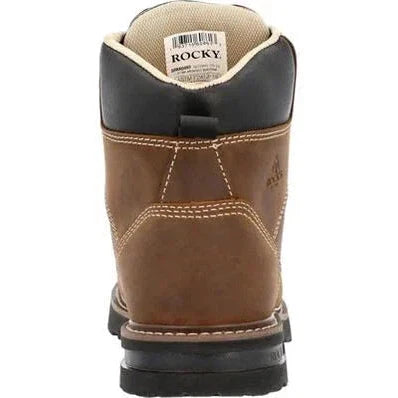 Rocky Men's Grindstone XTR BOA 6" Composite Toe Waterproof Work Boot- Horse- RKK0493 - Overlook Boots