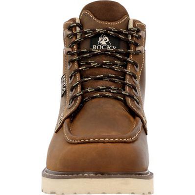 Rocky Men's Grindstone XTR 6" Soft Toe Waterproof Work Boot - Horse - RKK0495 - Overlook Boots