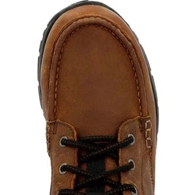 Rocky Men's Treadflex 8" Soft Toe Waterproof Slip Resistant Work Boot- Horse- RKK0499 - Overlook Boots