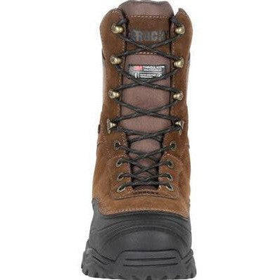 Rocky Men's Multi-Trax 8" Soft Toe Waterproof 800G Insulated Outdoor Boot- Brown- RKS0417 - Overlook Boots