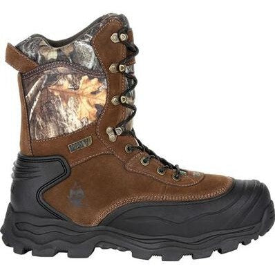 Rocky Men's Multi Trax 8" Soft Toe Waterproof 800G Insulated Outdoor Boot Realtree RKS0418 - Overlook Boots