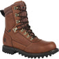 Rocky Men's Ranger 8" Waterproof Hunt Boot - Brown - RKS0437 8 / Medium / Brown - Overlook Boots
