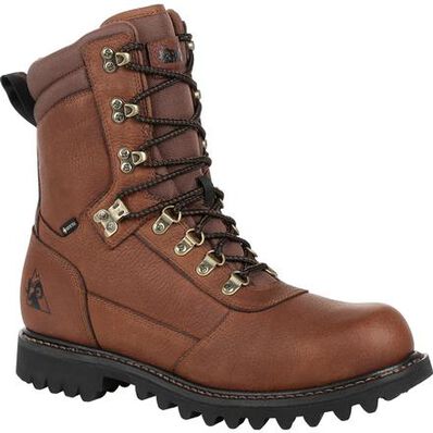 Rocky Men's Ranger 8" Soft Toe Waterproof 800G Insulated Outdoor Boot Brown - RKS0438 8 / Medium / Brown - Overlook Boots