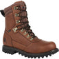 Rocky Men's Ranger 8" Soft Toe Waterproof 800G Insulated Outdoor Boot Brown - RKS0438 8 / Medium / Brown - Overlook Boots