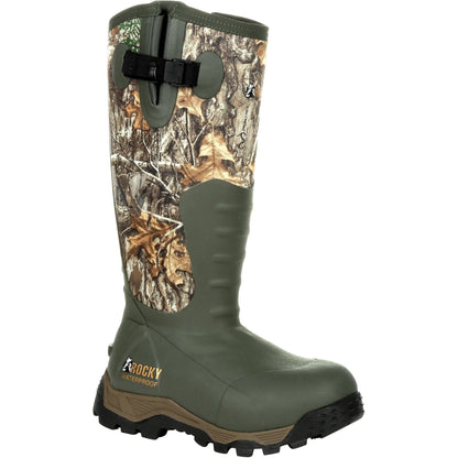 Rocky Women's Sport Pro 16" Waterproof 1200G Ins Side Zipper Hunt Boot Realtree RKS0479 6 / Medium / Realtree Edge - Overlook Boots