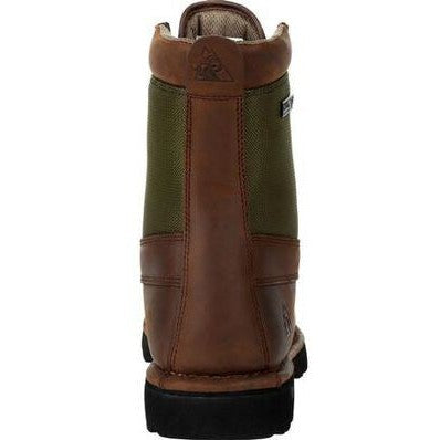 Rocky Men's Upland 8" Soft Toe Waterproof Outdoor Boot -Brown- RKS0486 - Overlook Boots