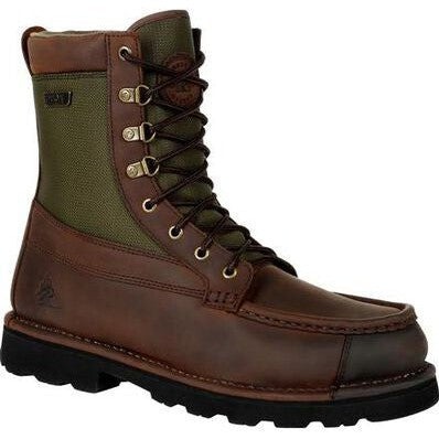 Rocky Men's Upland 8" Soft Toe Waterproof Outdoor Boot -Brown- RKS0486 8 / Medium / Brown - Overlook Boots