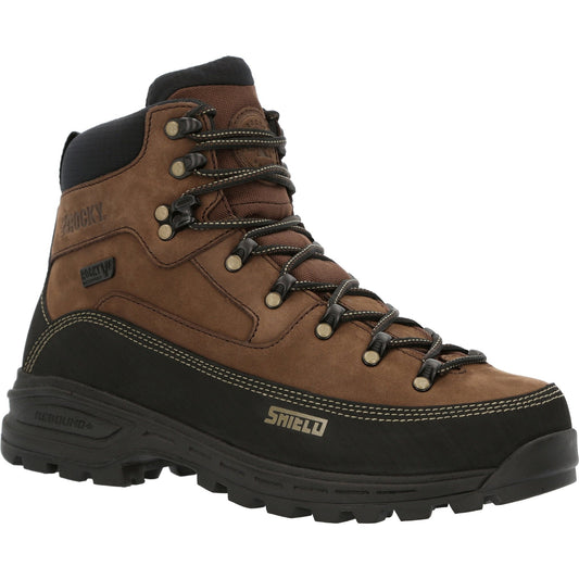 Rocky Men's MTN Stalker Pro 6" Waterproof Hiker Mountain Boot- Brown - RKS0527 8 / Medium / Brown - Overlook Boots