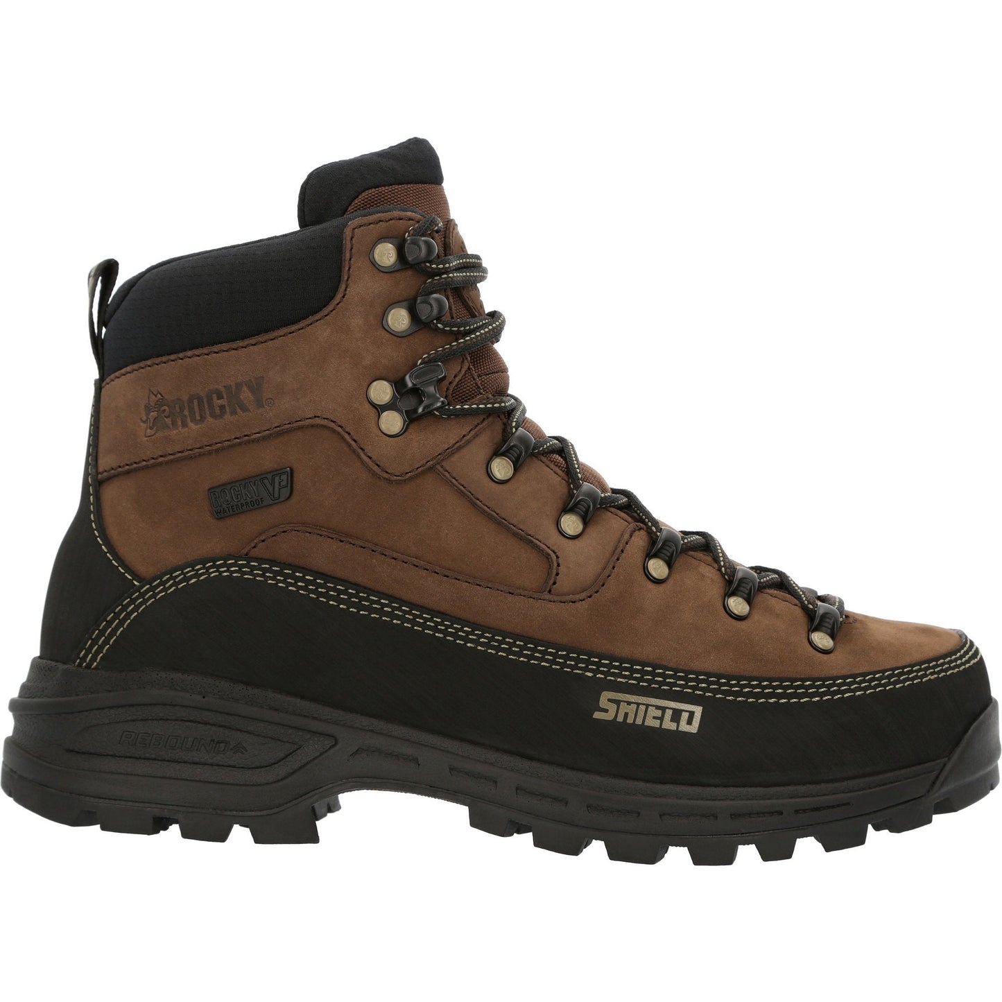 Rocky Men's MTN Stalker Pro 6" Waterproof Hiker Mountain Boot- Brown - RKS0527 - Overlook Boots