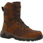 Rocky Men's Red Mountain 8" Waterproof 400G Ins Hunting Boot - Brown - RKS0546 8 / Medium / Brown - Overlook Boots