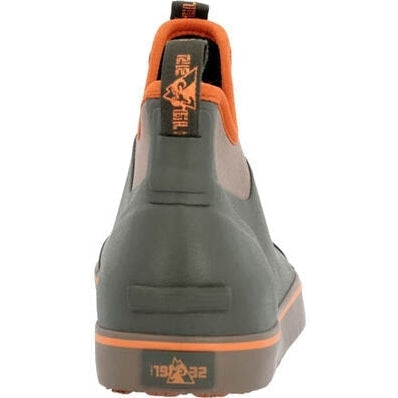 Rocky Dry Strike Waterproof Green & Orange Deck Boot - Olive Stone - RKS0568 - Overlook Boots