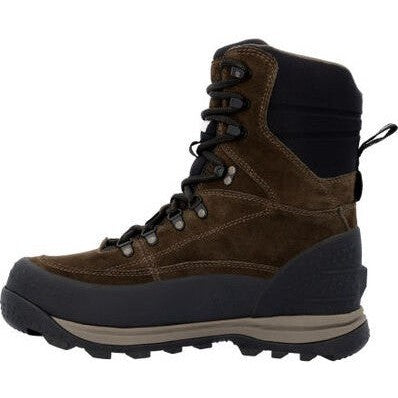 Rocky Men's Blizzard Stalker Soft Toe Waterproof 1400G Insulated Boot - Brown - RKS0590 - Overlook Boots