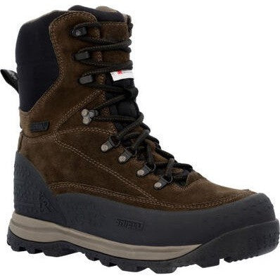 Rocky Men's Blizzard Stalker Soft Toe Waterproof 1400G Insulated Boot - Brown - RKS0590 7 / Medium / Brown - Overlook Boots