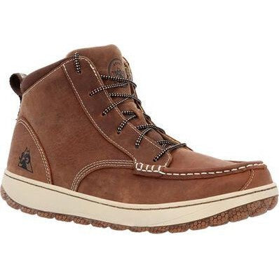 Rocky Men's Dry Strike 5" Soft Toe Slip Resistant Outdoor Shoe -Brown- RKS0632 8 / Medium / Brown - Overlook Boots