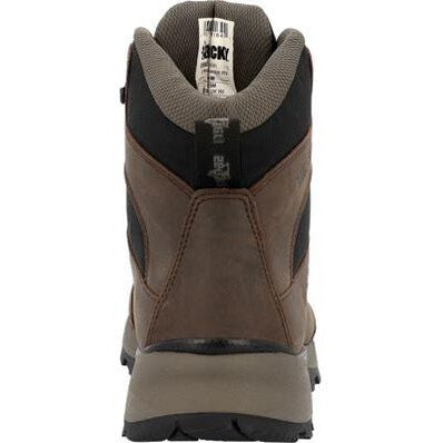 Rocky Men's Trophy 6" Soft Toe Waterproof Hiking Outdoor Boot -Brown- RKS0637 - Overlook Boots