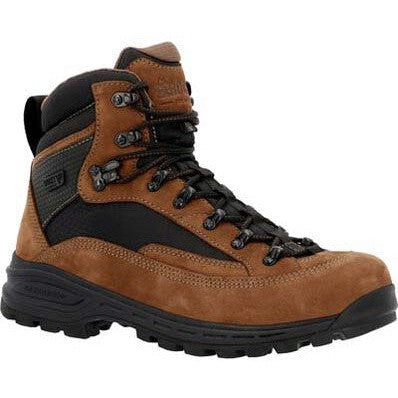 Rocky Men's Mtn Stalker Pro 6" Soft Toe Waterproof Mountain Boot -Brown- RKS0643 8 / Medium / Brown - Overlook Boots