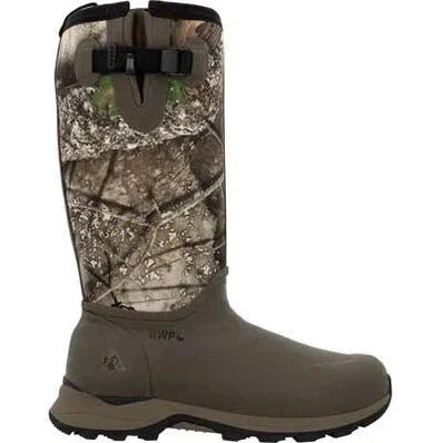 Rocky Men's Trophy Series 14" Soft Toe Waterproof 1000G Pull On Boot -Realtree- RKS0659 - Overlook Boots