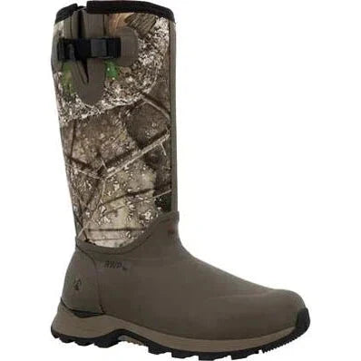 Rocky Men's Trophy Series 14" Soft Toe Waterproof 1000G Pull On Boot -Realtree- RKS0659 7 / Medium / Realtree - Overlook Boots
