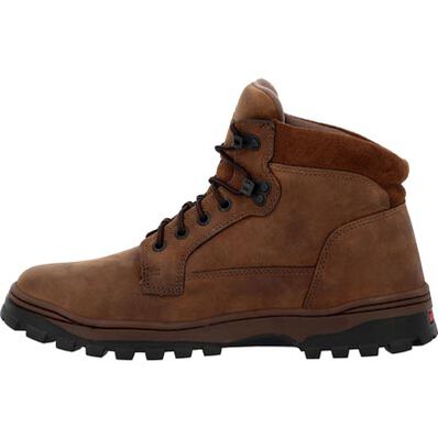 Rocky Men's Outback 6" Round Toe Waterproof Outdoor Hiking Boot - Brown - RKS0683 - Overlook Boots