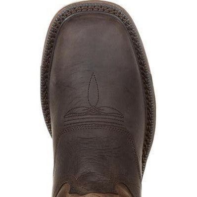 Rocky Men's Original Ride 11" Square Toe Waterproof Western Boot -Brown- RKW0234 - Overlook Boots