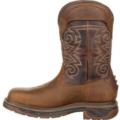 Rocky Men's Iron Skull 12" Composite Toe Waterproof Western Boot -Brown- RKW0249 - Overlook Boots