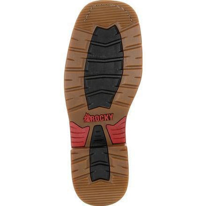 Rocky Men's Iron Skull Waterproof Western Boot - Brown - RKW0286  - Overlook Boots