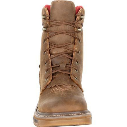 Rocky Men's Iron Skull Waterproof Western Boot - Brown - RKW0286  - Overlook Boots
