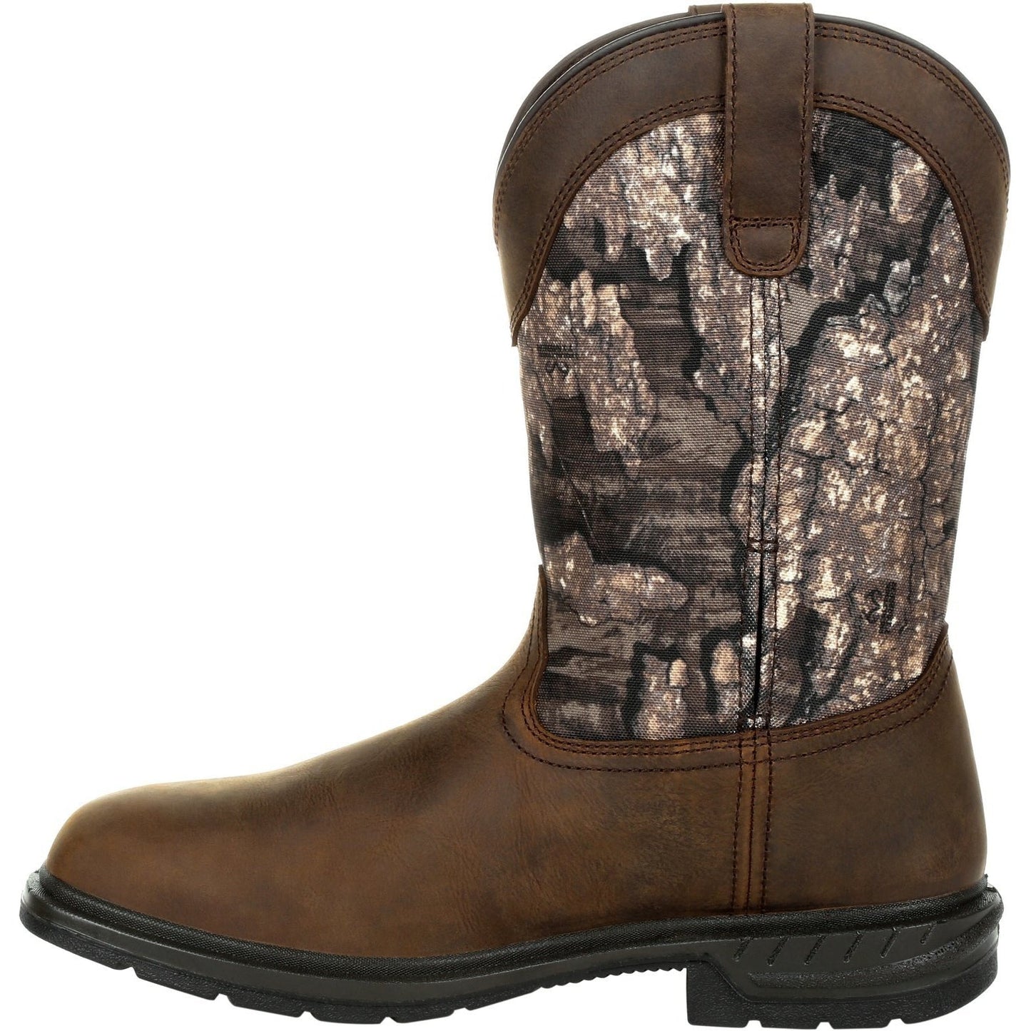 Rocky Men's Worksmart 11" Waterproof 400G Ins Western Work Boot Realtree RKW0326 - Overlook Boots