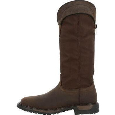 Rocky Men's Original Ride FLX 16" Composite Toe Waterproof Snake Boot- Brown- RKW0347 - Overlook Boots