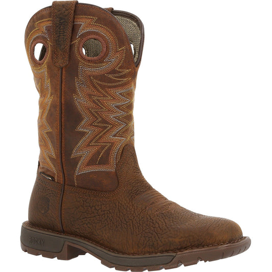 Rocky Men's Legacy 32 11" Square Toe Waterproof Western Boot - Brown - RKW0355 7 / Medium / Brown - Overlook Boots