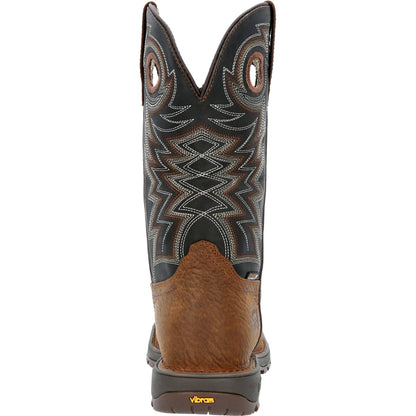 Rocky Men's Legacy 32 11" Steel Toe Waterproof Western Work Boot- Brown- RKW0356 - Overlook Boots
