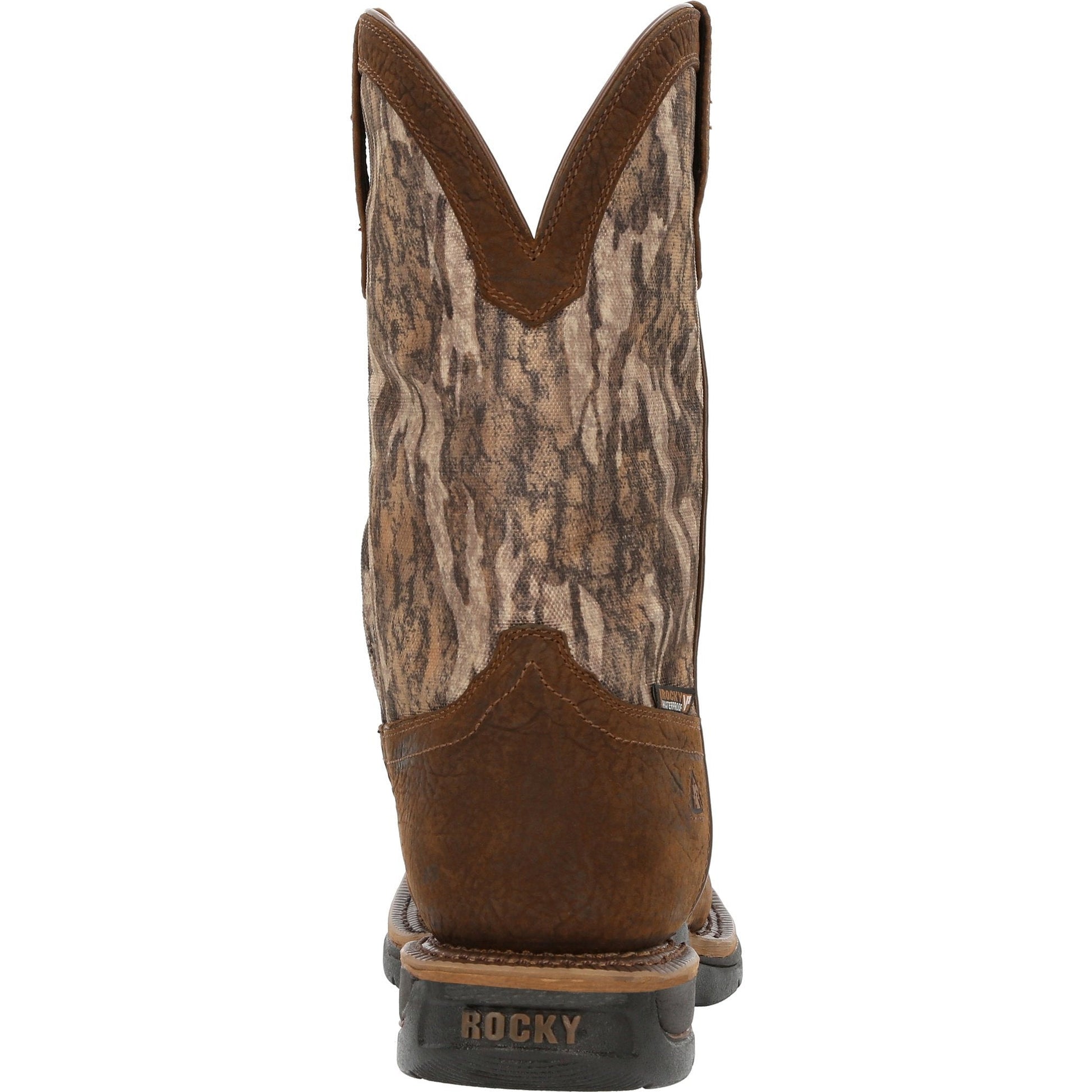 Rocky Men's Long Range 11" Square Toe Waterproof Western Work Boot - RKW0358 - Overlook Boots